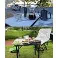 thumbnail image 4 of Mesa de camping plegable Titanker pequeña de aluminio de 2 pies, 4 of 9