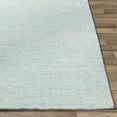 thumbnail image 4 of Hauteloom Orcas Wool Living Room, Bedroom Area Rug - Solid & Border - Blue, Beige - 9' x 12', 4 of 8