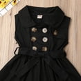 thumbnail image 3 of Cute Toddler Kids Baby Girls Dresses Belted Formal Bowknot Wedding Princess Party Dress Skirts Clothes, 3 of 6