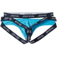 thumbnail image 4 of JOCKMAIL Men's Sexy Jockstrap Ice Silk Breathable Thongs Men's Thong Jockstrap Underwear, 4 of 7