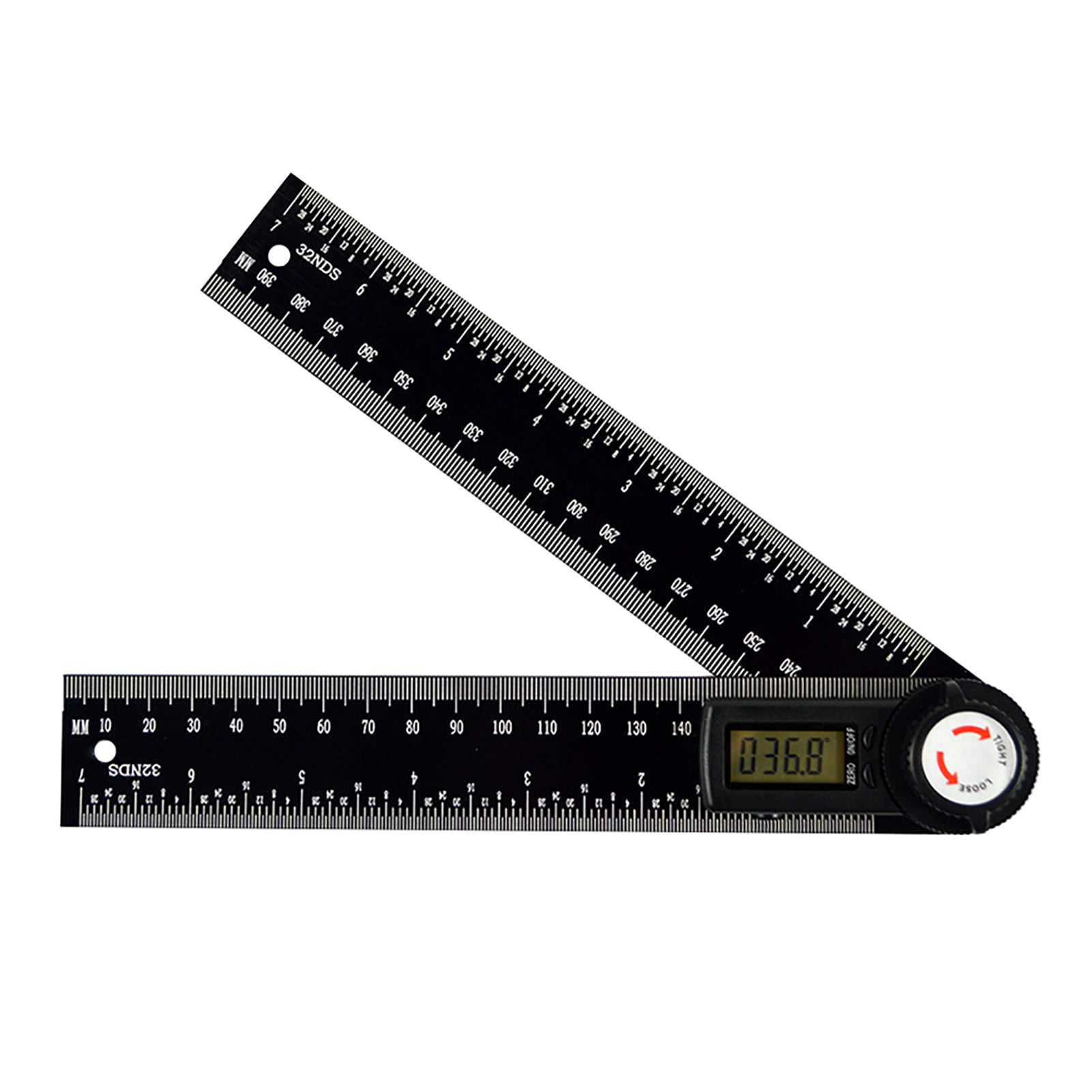 Details about   Electronic LCD Digital Display Protractor Angle Ruler 0-360° Gauge Measure Meter 