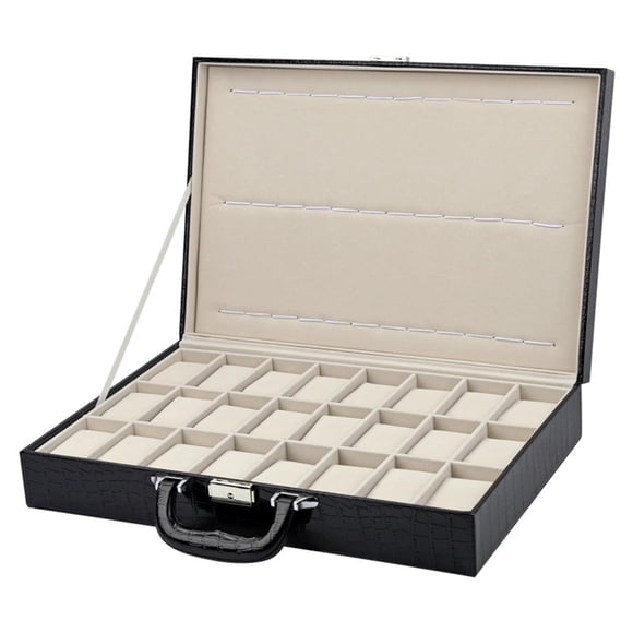 Caja de Reloj para Hombre, Organizador de Relojes, Caja de Almacenamiento de Exhibición, Soporte para Reloj, Regalos