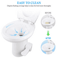 thumbnail image 6 of Yescom Foot Flush RV Gravity Flush Toilet High Profile HDPE Travel, 6 of 9