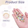 thumbnail image 2 of Loose Sequins 4000 Pcs 5MM Silver Backed Cup Embroidery Sequins Spangles for Jewelry Making Crafts Sewing, Transparent Orange, 2 of 6