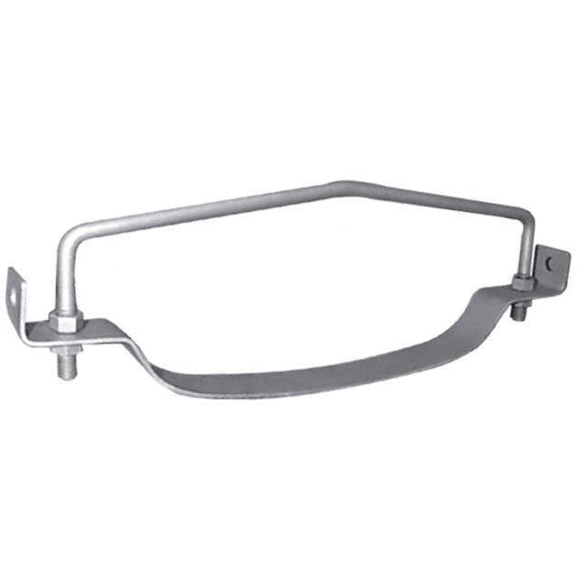 Nickson Exhaust Muffler Strap 20608-1 OE Replacement; 10 Inch Width x 4 Inch Height; Steel; Single