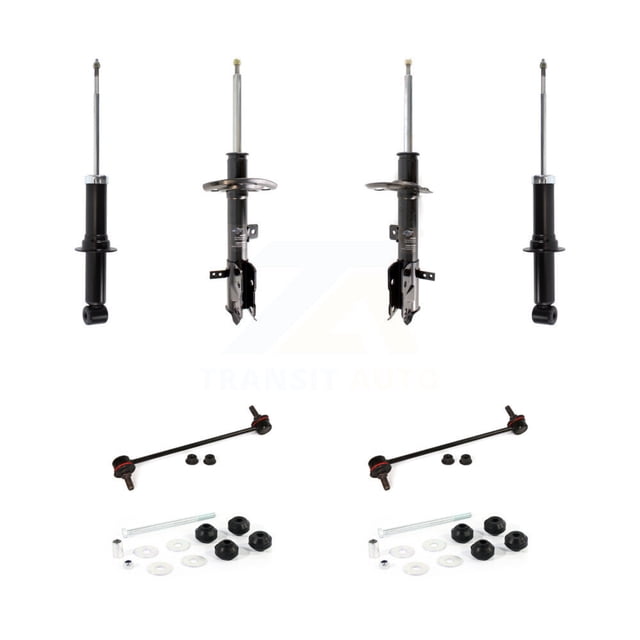 Transit Auto Front Rear suspension Strut & TOR sway Bar Link Kit (8Pc) for Car Dodge Caliber - Left Right Side (Driver Passenger) KSS-107898