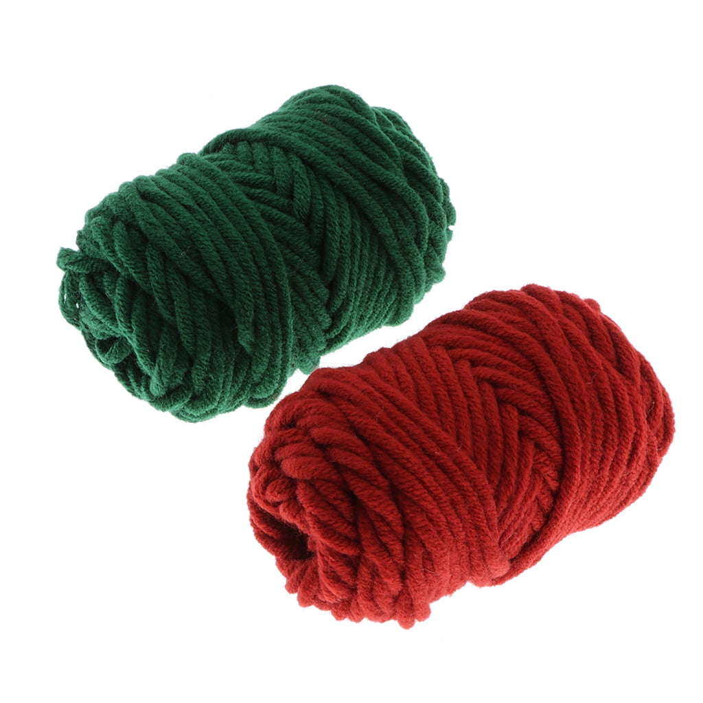 20pcs 4mm Punch Yarn Embroidery Yarn Thread Crafts Making Mixed Color