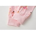 thumbnail image 4 of Little hand Toddler Baby Girls Clothes Long-sleeve Hoodie Sweatshirt Pants Print Outfits Set 2T-7T, 4 of 6