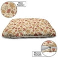 thumbnail image 3 of Autumn Pet Bed, Repetitive Fall Woodland Along Leaves Mushrooms in Earthy Tones, Chew Resistant Pad for Dogs and Cats Cushion with Removable Cover, 24" x 39", Pale Peach and Dark Salmon, by Ambesonne, 3 of 4