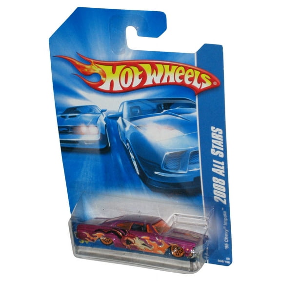 Hot Wheels 2008 All Stars Purple '65 Chevy Impala Toy Car 058/196