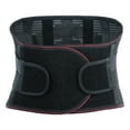 thumbnail image 3 of Back Support Brace, Lower Back Lumbar Support Belt Pain Relief for Women & Men Herniated Disc and Sciatica, Black M, 3 of 13