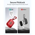 thumbnail image 3 of Funda para AirPods Pro ESR Cyber Series, color rojo oscuro, 3 of 9
