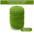 thumbnail image 3 of Yarn SOVIKER Chunky Chenille #6 Super Bulky, 300 g, verde, 3 of 7
