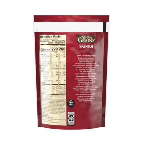 Earthly Grains Spanish Rice & Sauce 4-Pack 5.6 oz