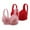 Bras for Women Red, variant on Womens 2 Pack Lace Bras, Womens Seamless Wireless Supportive Bra Push Up Comfort Soft No Underwire Full Coverage T-Shirt Bra with Wide Strap 36/S-44/2XL