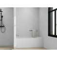 thumbnail image 6 of Vanity Art Acrylic Alcove Bathtub with 3 Side Tiling Flange, 60 x 32 inches Slip Resistant Surface 118-Degree Backrest Shower Tub, Reinforced Fiberglass Left Drain Soaking Tub, 6 of 8