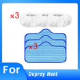 thumbnail image 1 of Almohadillas de Microfibra Reutilizables para Limpiadores A Vapor Neat, Almohadillas de Limpieza de Repuesto para Mopas, Paños Reutilizables y Gorros Pequeños, 1 of 5