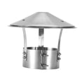 thumbnail image 1 of Tapa redonda para chimenea, cubierta para chimenea de techo, tapa decorativa navideña para tubo de estufa de acero inoxidable para techo, casa de 13 cm de diámetro, 1 of 6