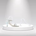 thumbnail image 2 of KAKOWELY Display Rack 10pcs Shoes Display Rack Sandals Showing Stand Shoes Storage Rack (Transparent)9.25"X4.72"X0.79", 2 of 5