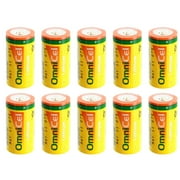 10x OmniCel ER26500HD 3.6V Sz C Lithium Standard Terminal Battery Backup