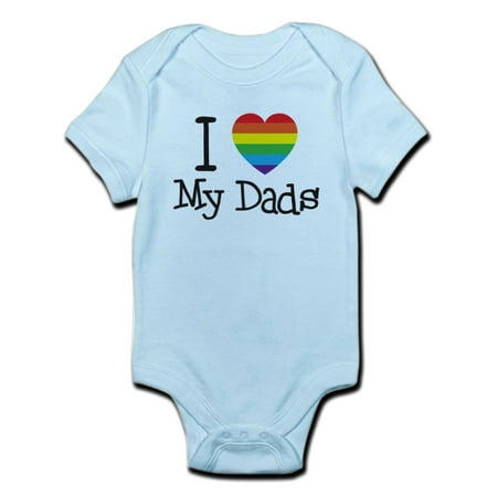 

CafePress - I Love My Dads Infant Bodysuit - Baby Light Bodysuit