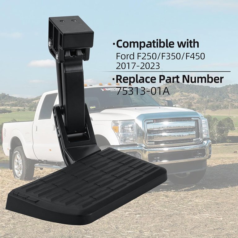 Easy Hitch Step - 2 Step Low Profile Flipper - The Easy Hitch Step - Access The RV Or Bed Of The Truck With The Tailgate Up Or Down, And Leave The Step In Place - Foto 5