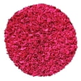 thumbnail image 2 of The Rug Market 02207R 4 x 4 Shaggy Raggy Rug - Raspberry, 2 of 2