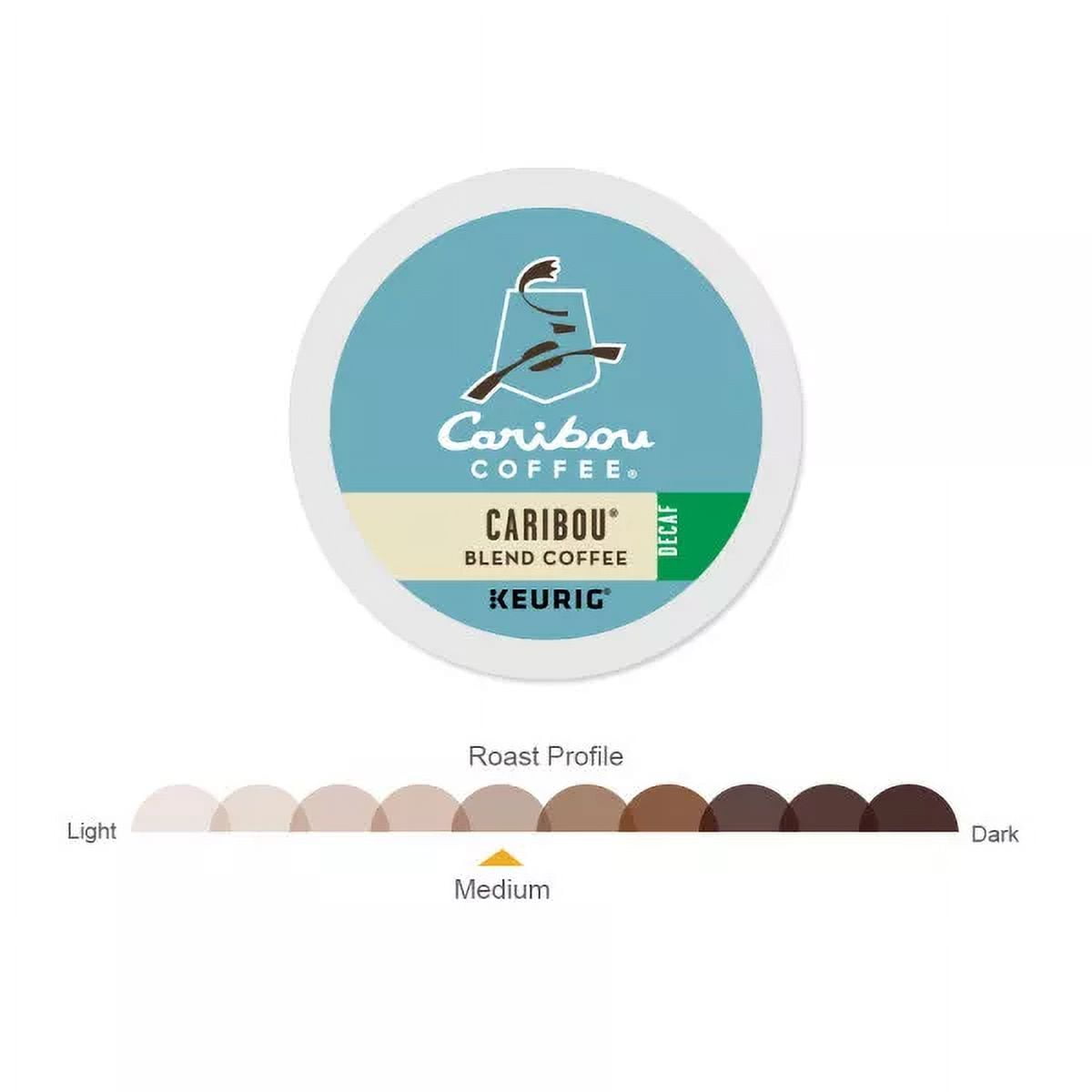 Caribou Blend Decaf Coffee K-Cups, Medium Roast, 120 Count