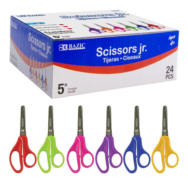 BAZIC PRODUCTS 4420 BAZIC 5" Blunt Tip School Scissors (BULK)