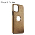 thumbnail image 1 of Langgg Leather Grain Phone Cover Back Phone Case Decoration Mobile Protector Shell for iPhone 11 Pro Max, 1 of 7