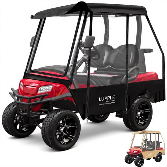 LUPPLE Universal 2 Passenger Golf Cart Enclosure 59" Rain Cover for EZGO Yamaha Club Car