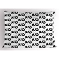 thumbnail image 1 of Xo Pillow Sham Monochrome Hand Drawn Artistic Hugs and Kisses Words Paintbrush Style Artwork Print, Decorative Standard Queen Size Printed Pillowcase, 30 X 20 Inches, Black and White, by Ambesonne, 1 of 2