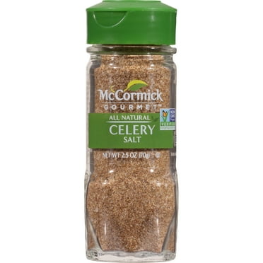 McCormick Gourmet Kosher All Natural Celery Salt, 2.5 oz Bottle