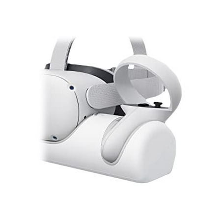 Anker - Charging Dock with Rechargeable Batteries for Meta Quest 2 VR Headset and Controllers - White