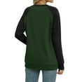 thumbnail image 6 of SIYUDAN Women’S Sweatshirt Womens Long Sleeve Sweatshirt Women’S Pullover Green Pullover Adult Crewneck Sweatshirts Winter Sweatshirt Workout Wear, 6 of 8