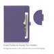 thumbnail image 5 of Funda de piel tipo libro ProCase para iPad de 9,7 pulgadas, varios ángulos, color morado, 5 of 8