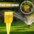 thumbnail image 5 of 5 Pcs Plastic Portable Rain Gauge Sprinkler Gauge Lawn Water Gauge, Durable Small Wide Mouth Rain Measuring Gauge for Outdoor Lawn Backyard Garden Flowerpot Water Measuring Tool(Yellow,5.3x1.5"), 5 of 9