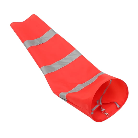 unbranded Outdoor Fairy Lights Poles Oxford Cloth Windsock 150.00X45.00X45.00CM Red
