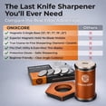 thumbnail image 4 of Rolling Knife Sharpener Kit with Magnetic Base, 5-Angle Settings, 4  Ceramic Discs & Cut-Resistant Gloves for Kitchen Chef Pocket Knives, 4 of 8