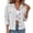 White, variant on DeHolifer Women Cropped Shacket Jacket Lapel Winter Button Down Fall Winter Cardigan Corduroy Coat Army Green M