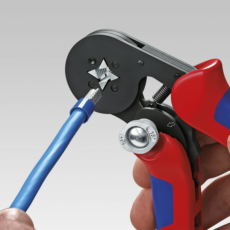 KNIPEX Tools 97 04 Self-Adjusting Crimping Pliers for End Sleeves - Walmart.com