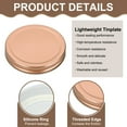 thumbnail image 4 of 16pcs Mason Jar Lids 3.39" Tinplate Leak-proof Mason Canning Covers, Rose Gold, 4 of 7