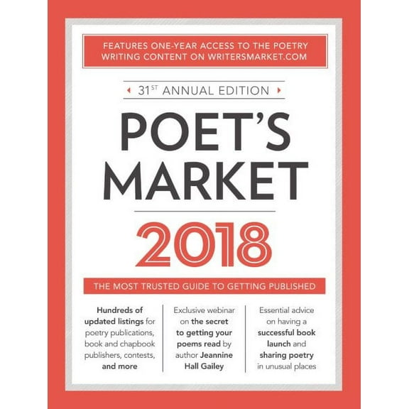 Market: Poet's Market 2018: The Most Trusted Guide for Publishing Poetry (Paperback)