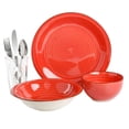 thumbnail image 2 of Gibson Home Color Speckle Mix and Match 28-Piece Dinnerware Combo Set, 2 of 14