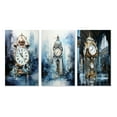thumbnail image 2 of Designart "New York Grand Central composition II" City New York Wall Art Set Of 3 - Gold New York Canvas Set For Living Room Decor, 2 of 7