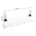 thumbnail image 2 of Desk Wire Organizer Under Desk Cable Management, Flexible Cable Routing Open Wire Mesh Design, Sturdy Metal Construction Desk Wire Organizer for Home Office Kitchen (2 Packs), 2 of 6