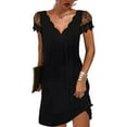 thumbnail image 1 of Guardurnaity Vestido de manga corta para mujer, informal, para cena, cita, noche, niñas, verano, boda, fiesta, moda, ropa de diario, regalos Type5 NO5, 1 of 5