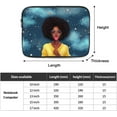 thumbnail image 4 of Laptop Sleeve Bag for Women 13 Inch Resistant Anti-Vibration Lightweight Black pattern1, 4 of 8