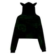 thumbnail image 2 of Stray Cat Ears Hoodie Autumn Winter Kpop Sports Women's Hooded  Kids Pullover, 2 of 4