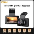 thumbnail image 2 of Imou 4MP Dash Cam Car DVR Video Recorder Night Vision Voice Control 24h Parking Monitor Time Lapse G-Sensor Dashcam Front Camera, 2 of 4